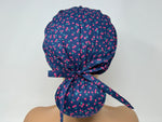 Load image into Gallery viewer, Cherries on Navy - Ponytail
