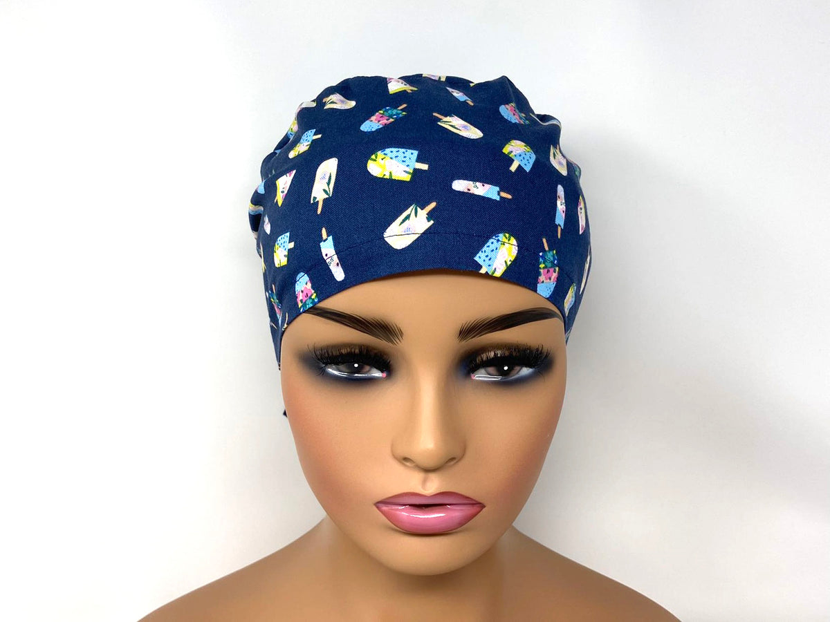 Popsicles Ponytail Mimi Scrub Hats MimiScrubHats