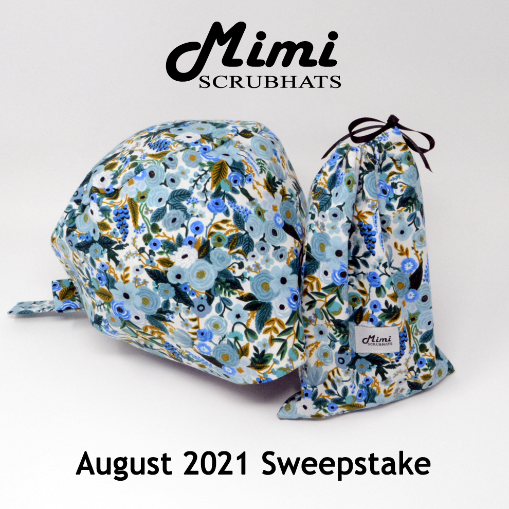 MimiScrubHats August 2021 Sweepstake