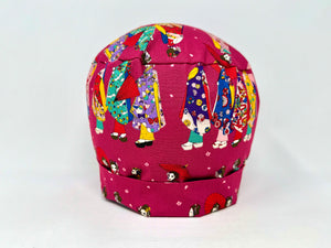 Little Maiko -  Magenta - Japanese Fabric