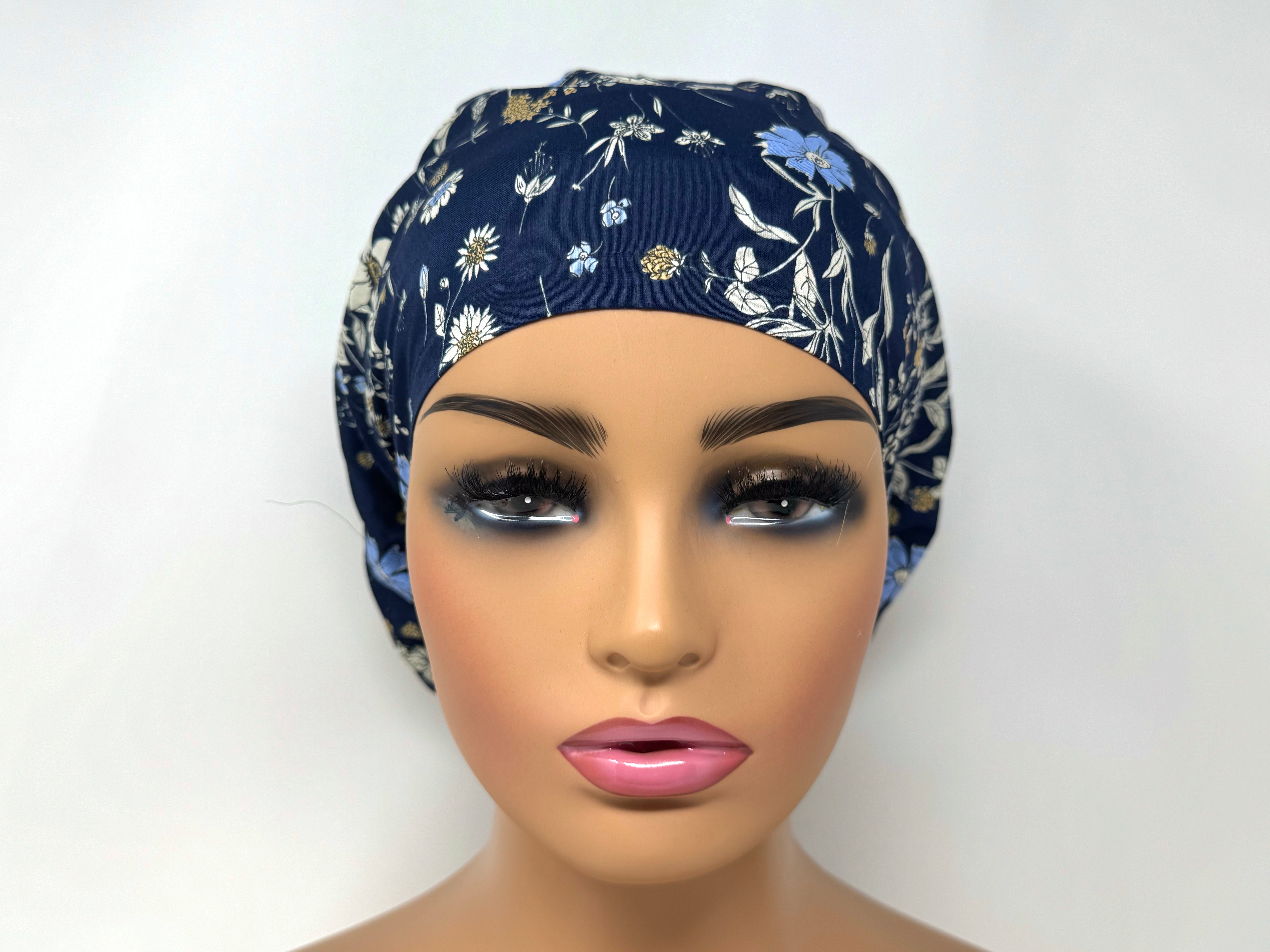 Bronte On Blue - Cotton Lawn - Ponytail