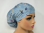 Load image into Gallery viewer, Space Day - Cotton Lawn  - Ponytail

