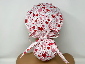Japanese Fabric - Be My Valentine - Ponytail