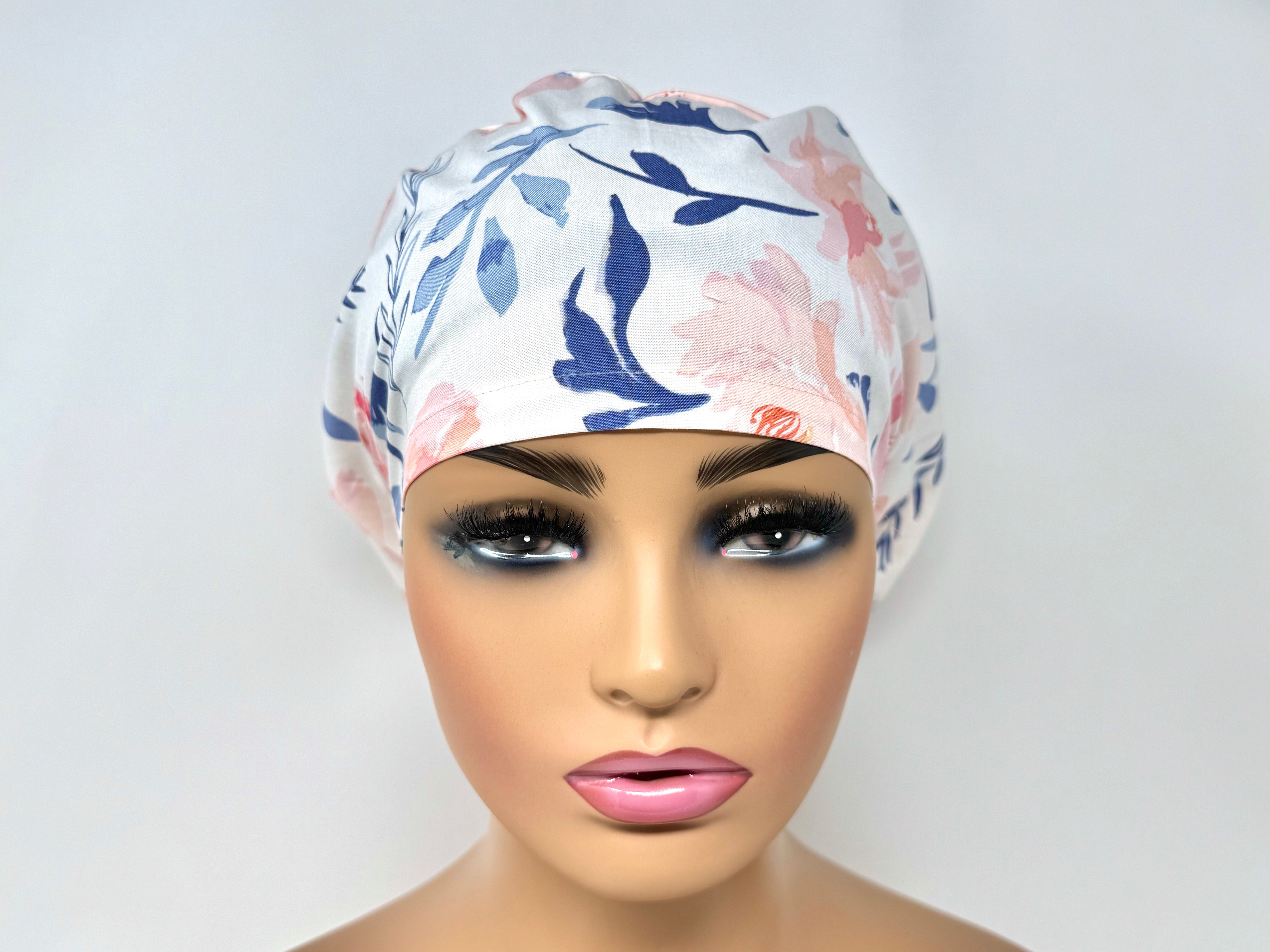 Pink Watercolor Peony - Ponytail