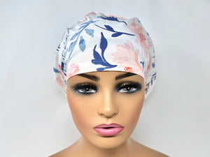 Pink Watercolor Peony - Ponytail