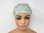 Load image into Gallery viewer, Japanese Scrub Hat-  Repro Kitty   - Ponytail
