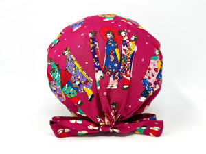 Little Maiko -  Magenta - Japanese Fabric