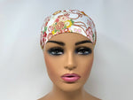 Load image into Gallery viewer, Mixed Flowers 13 - Scrub Hat - Ponytail
