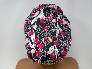 Cherries B - Japanese fabric - Ponytail