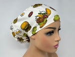 Load image into Gallery viewer, Hamburgers -Cotton Oxford - Cream - Ponytail
