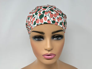 Strawberry On Cream  - Ponytail-Japanese Fabric