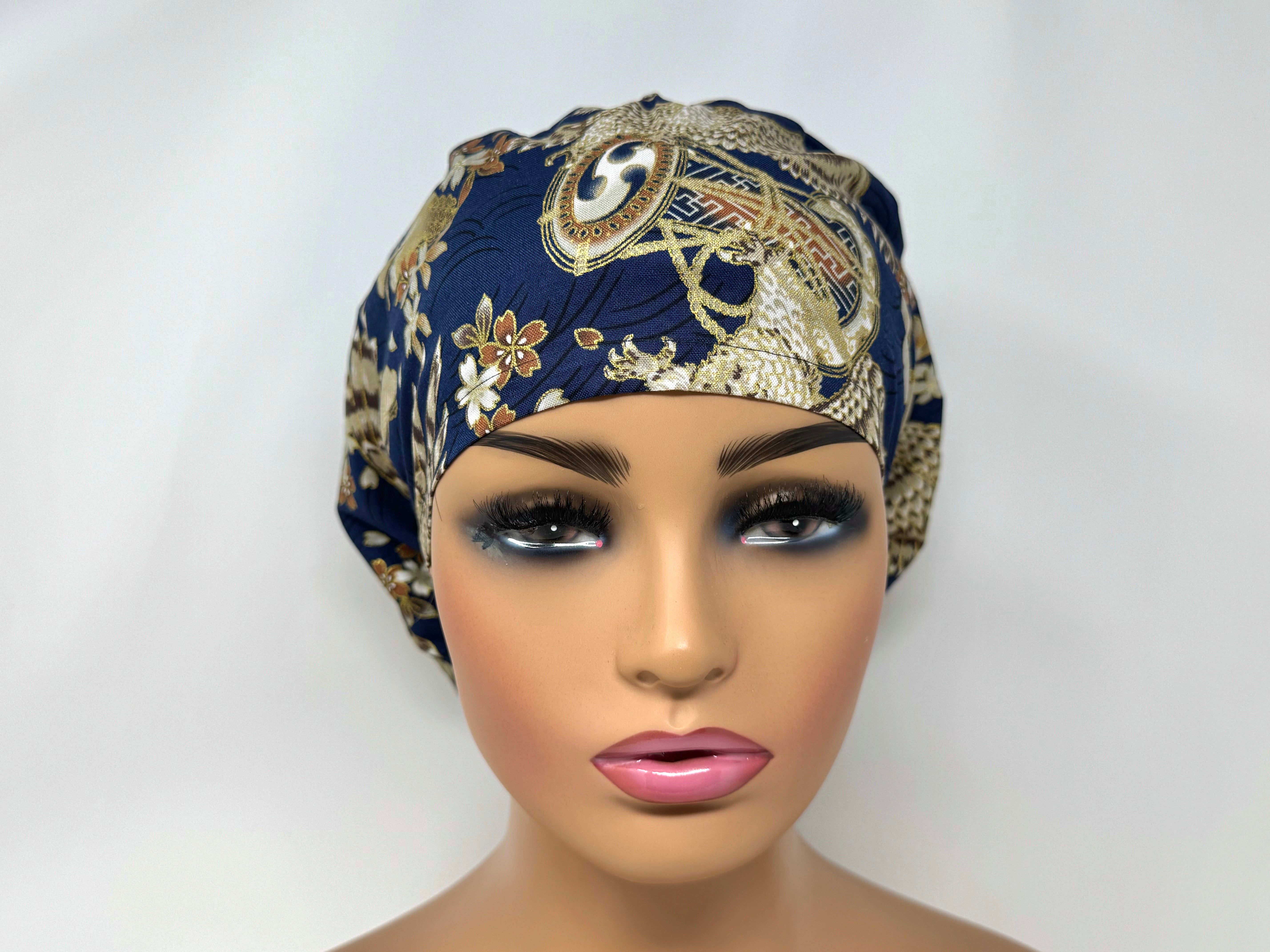 Hawk and Sakura - *Gold Metallic Print* - Ponytail