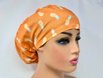 Load image into Gallery viewer, Hawaiian Pineapples on Orange - Ponytail
