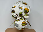 Load image into Gallery viewer, Hamburgers -Cotton Oxford - Cream - Ponytail
