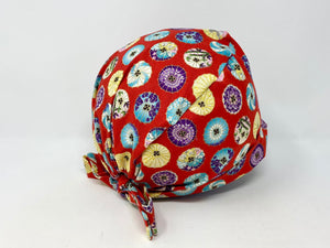 Japanese Classic fabric - Flower Umbrella <br>Gold Metallic Printing