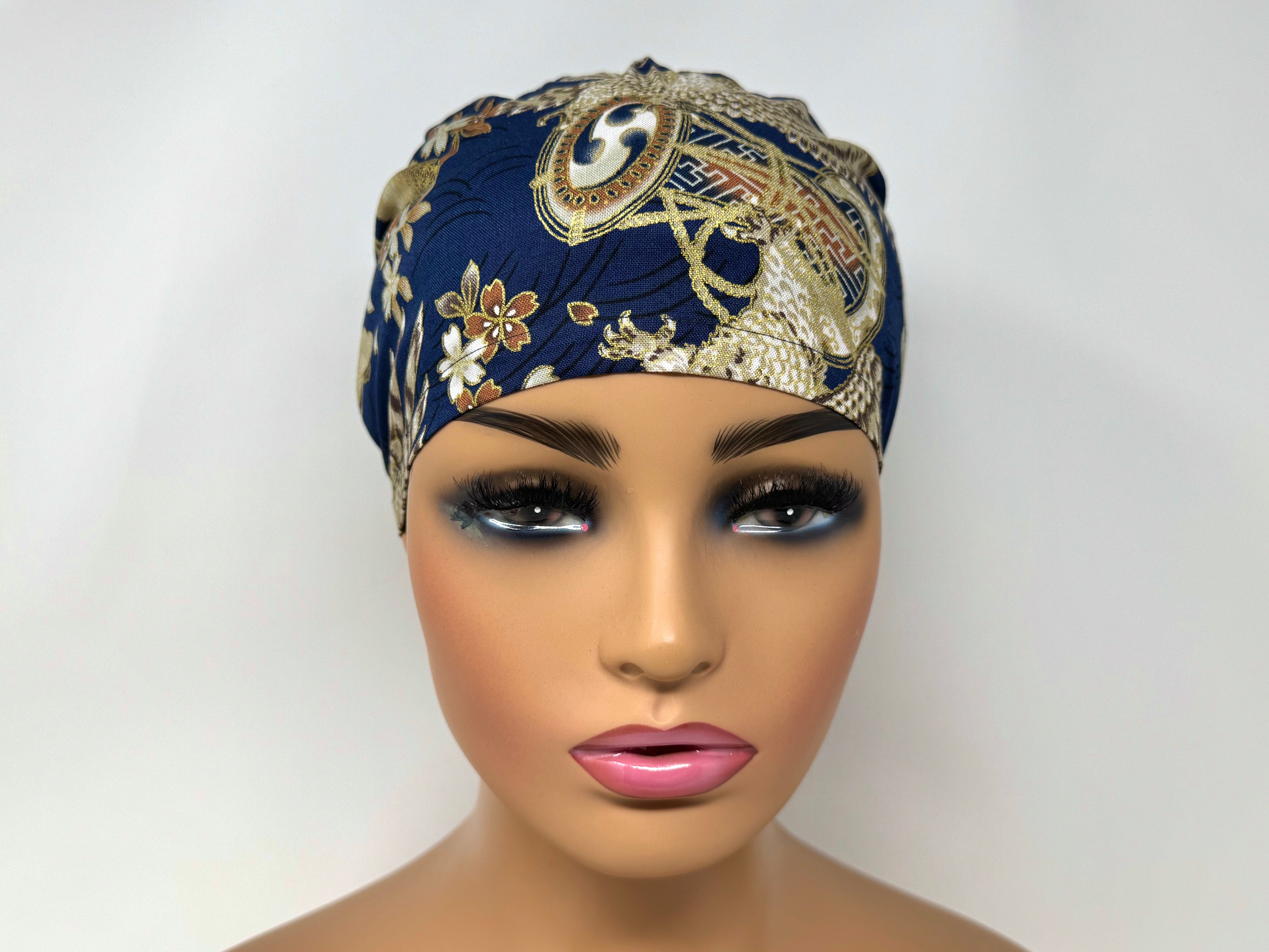 Hawk and Sakura - *Gold Metallic Print* - Ponytail