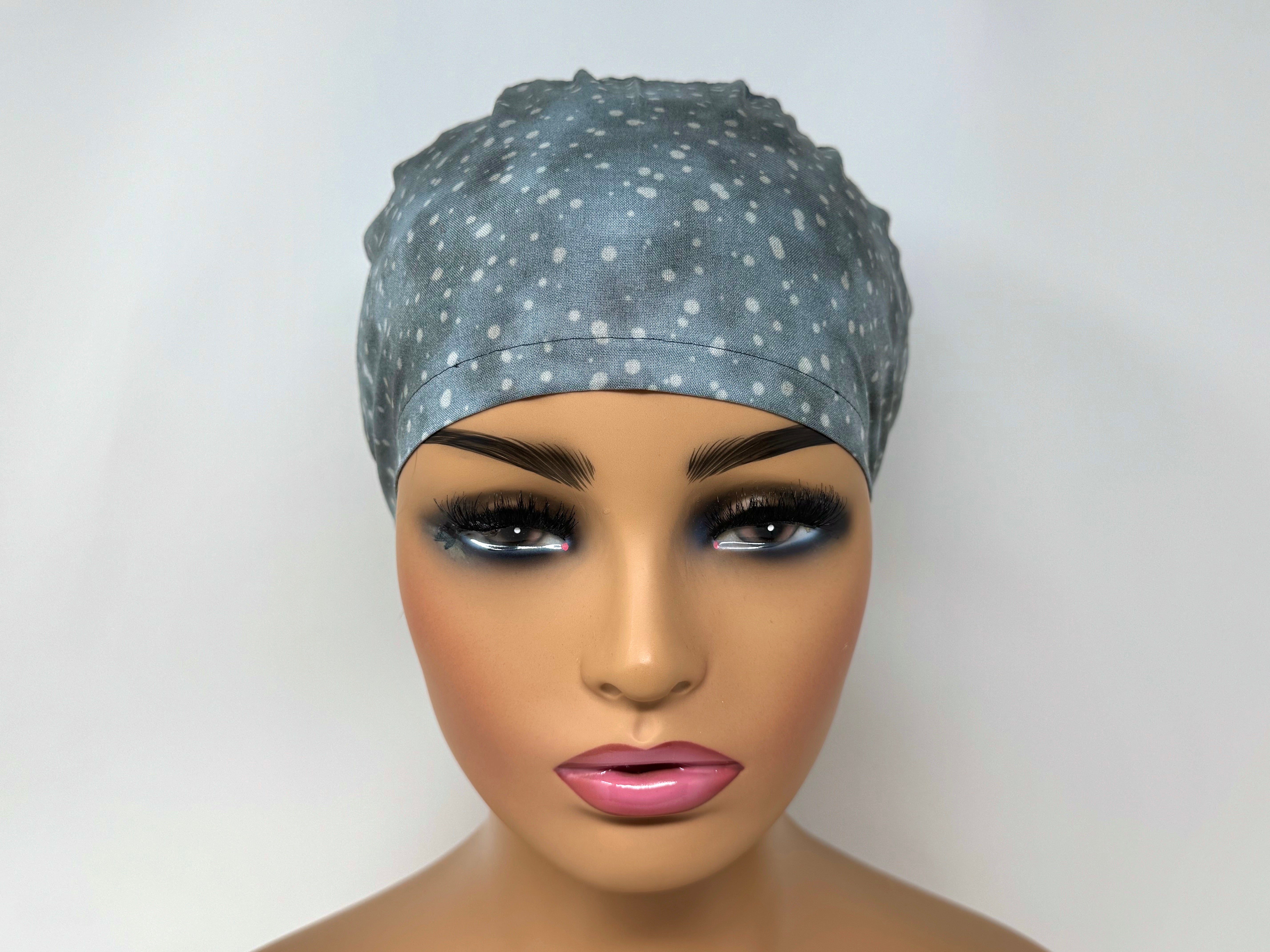 Snow Drops E - Japanese Fabric  - Ponytail
