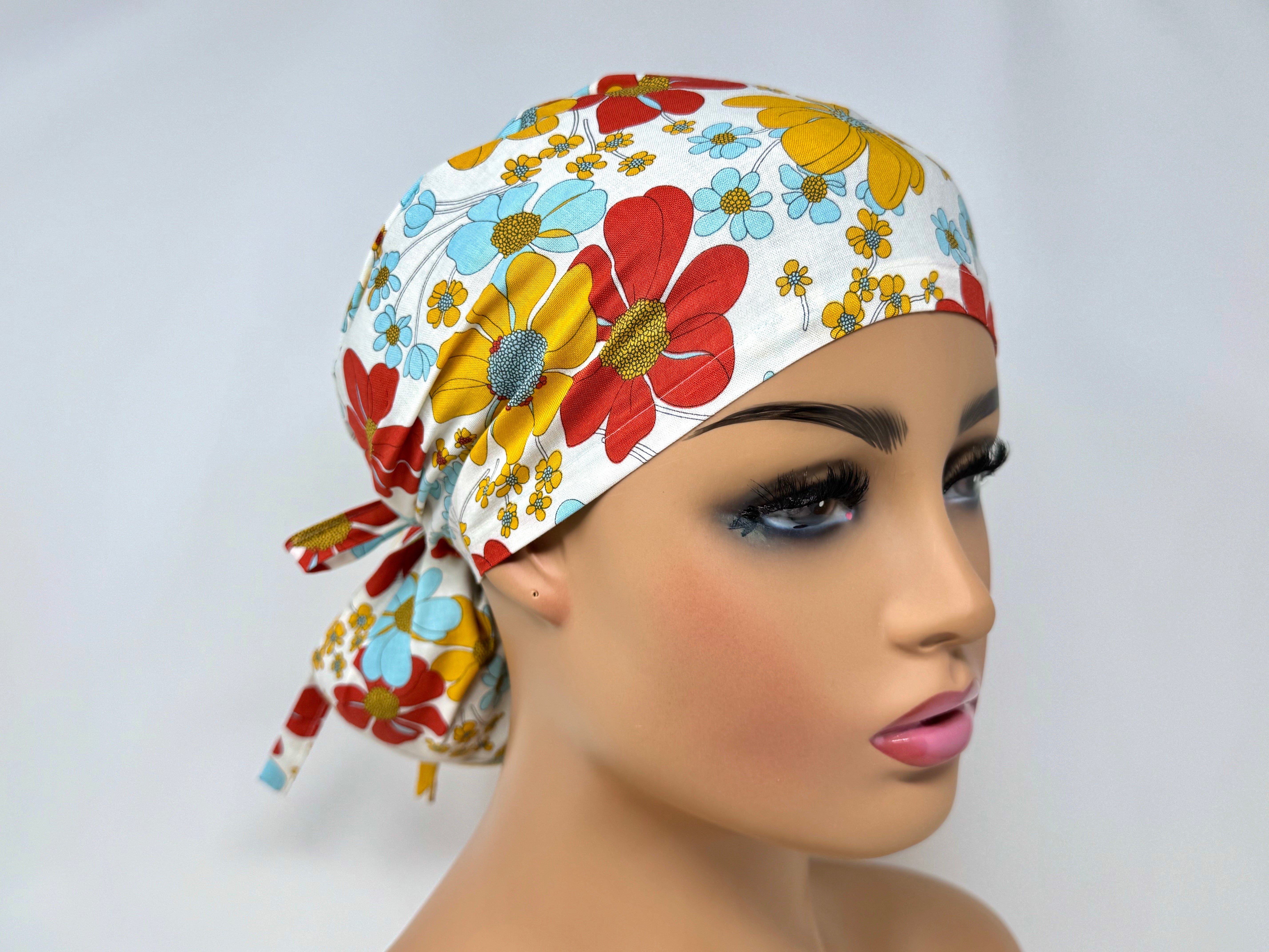 Retro Floral - Ponytail