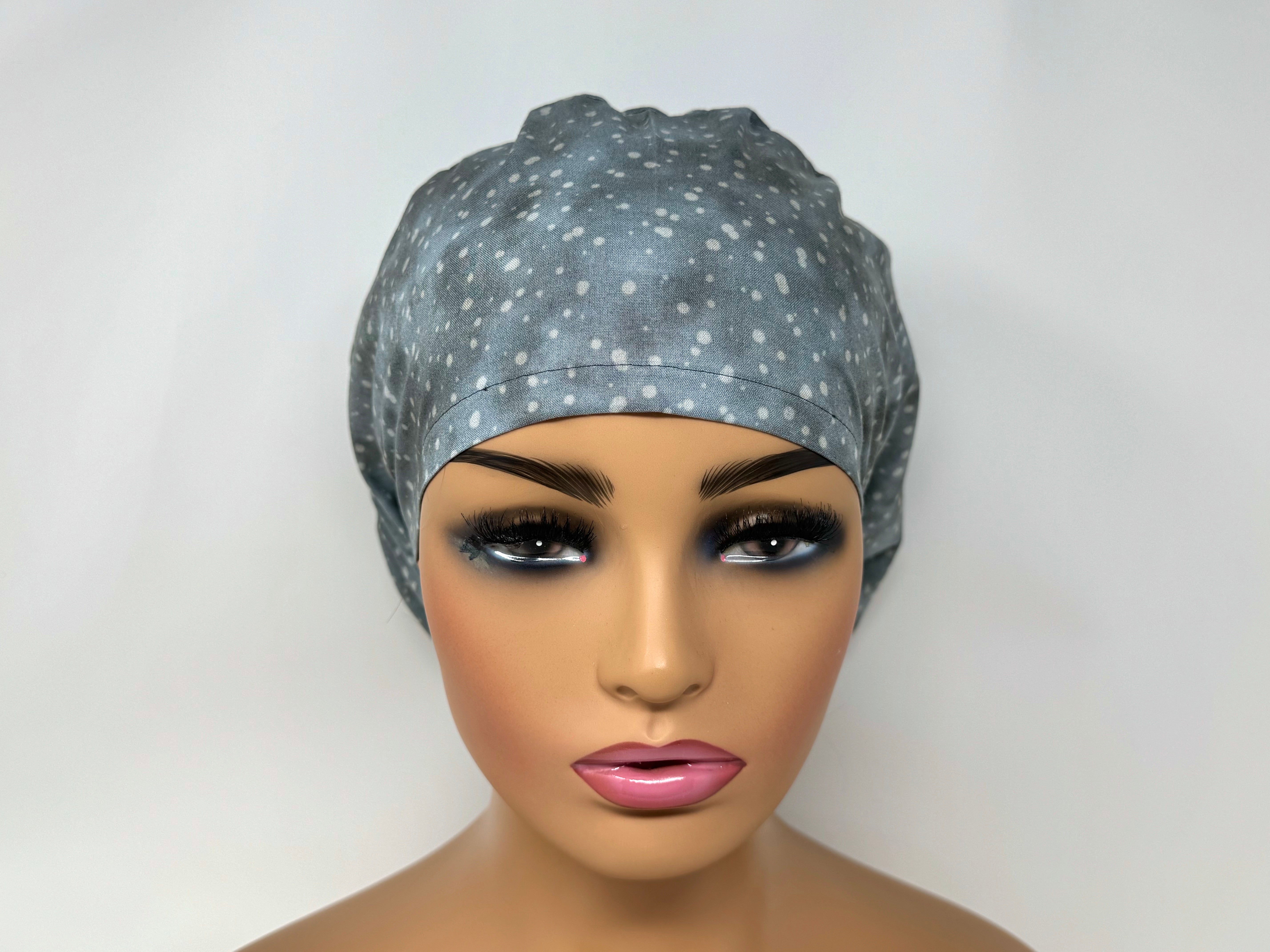 Snow Drops E - Japanese Fabric  - Ponytail