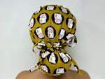 Load image into Gallery viewer, Lucky Cats On Mustard - Cotton Dobby - Ponytail
