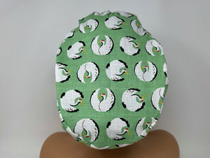 Dancing Cranes B *Cotton Dobby* - Ponytail