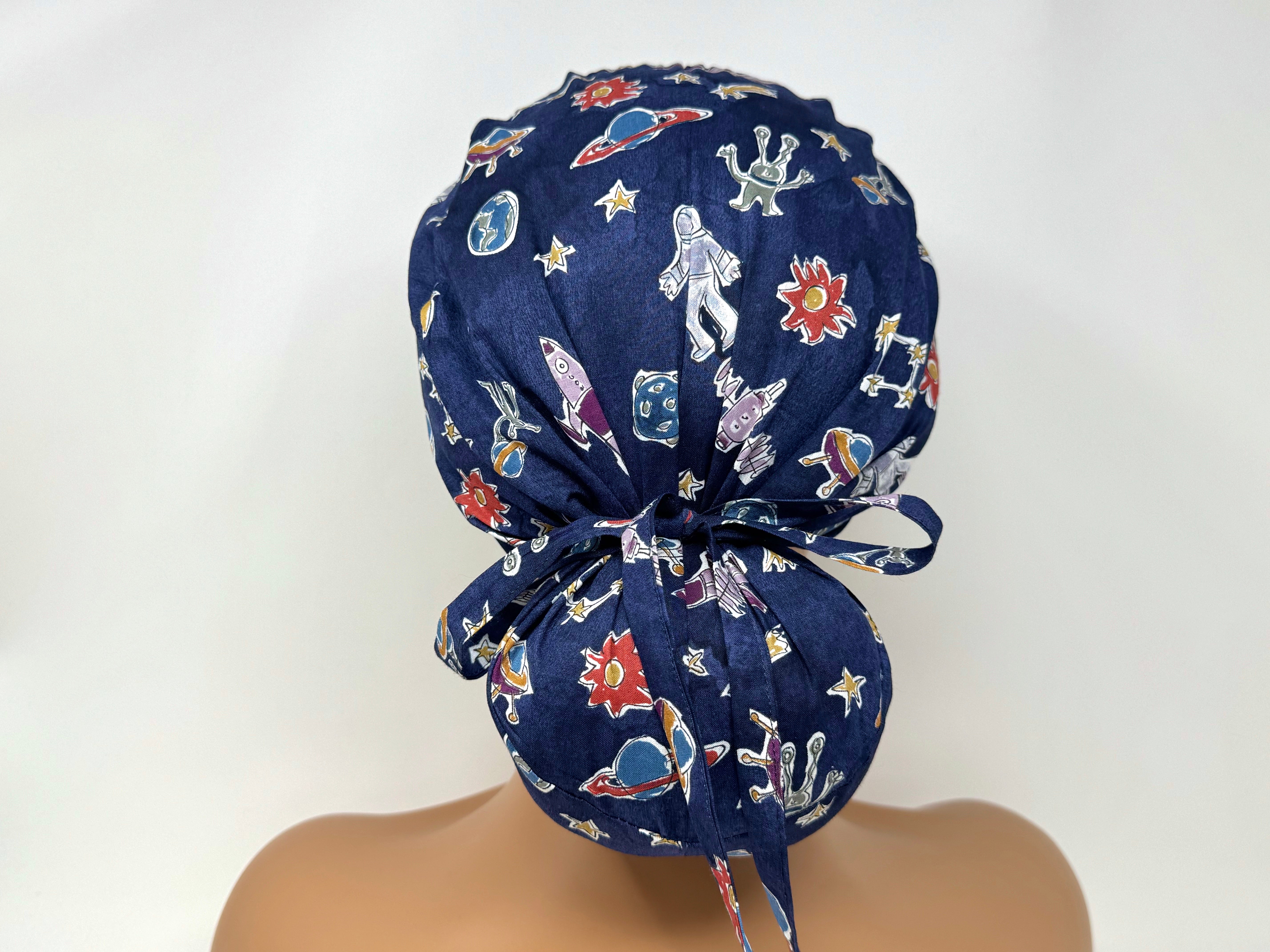 Space Day B - Cotton Lawn  - Ponytail