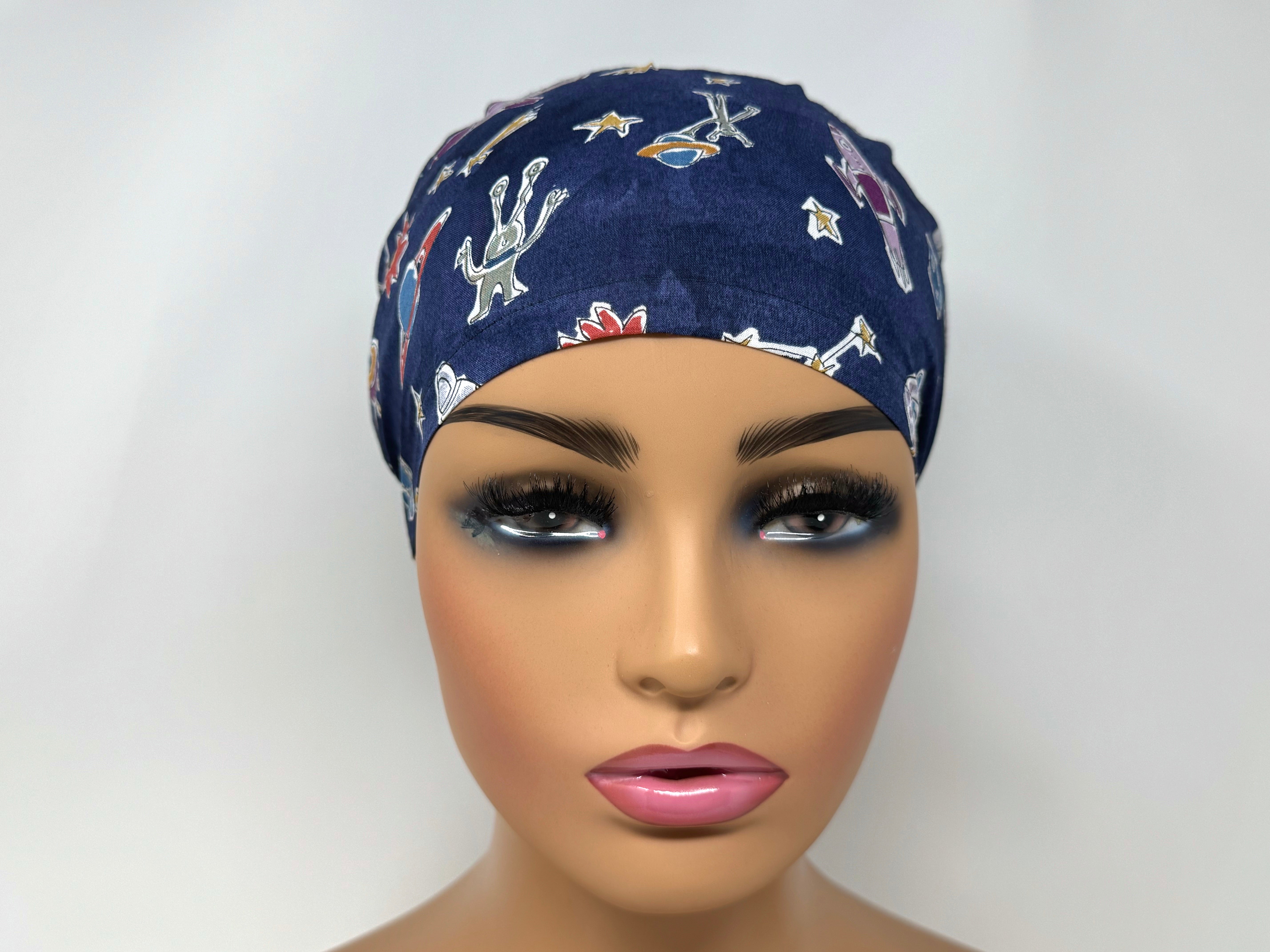 Space Day B - Cotton Lawn  - Ponytail