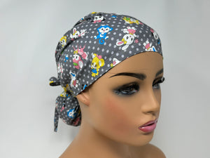 Retro Pop Friends- Ponytail- Japanese Fabric