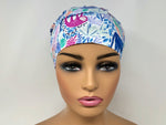 Load image into Gallery viewer, Tropical Jungle Animals -White- Ponytail
