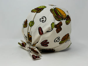 Hamburgers - Cotton Oxford - Cream - Japanese Fabric