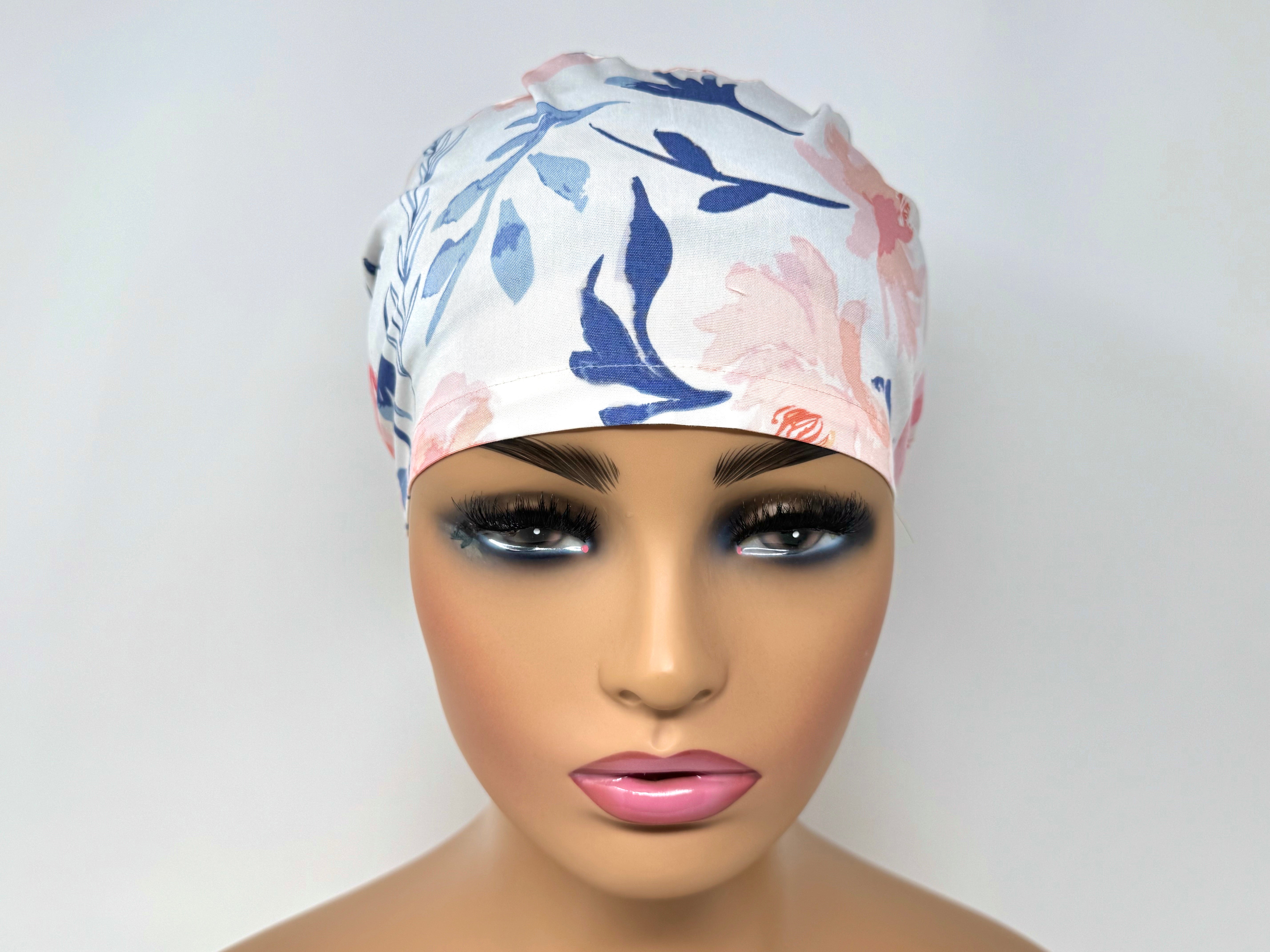 Pink Watercolor Peony - Ponytail