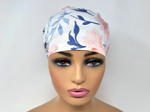 Pink Watercolor Peony - Ponytail