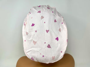 Japanese Fabric -Love Hearts B  - Ponytail