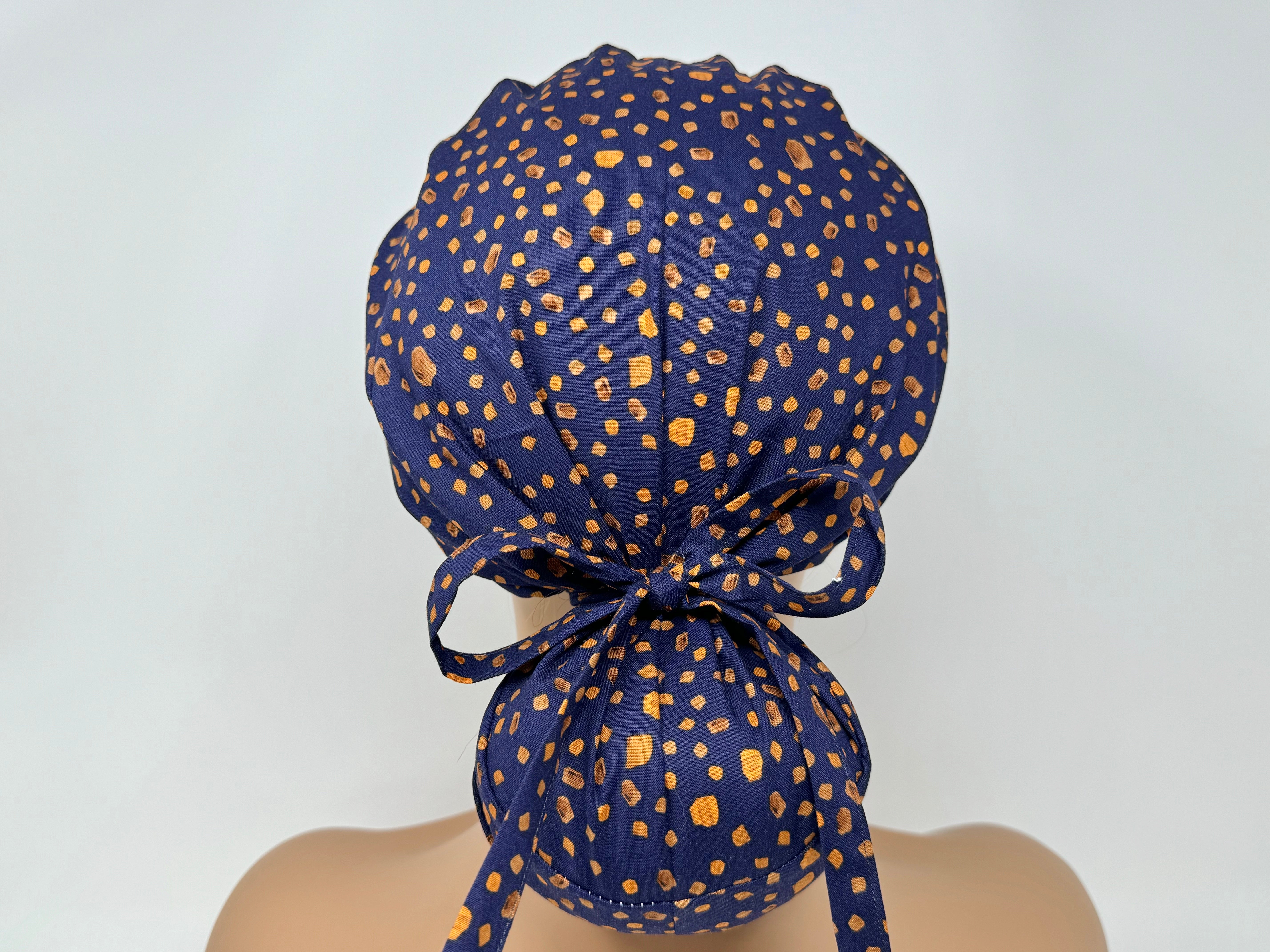 Painted Petals - Navy - Ponytail