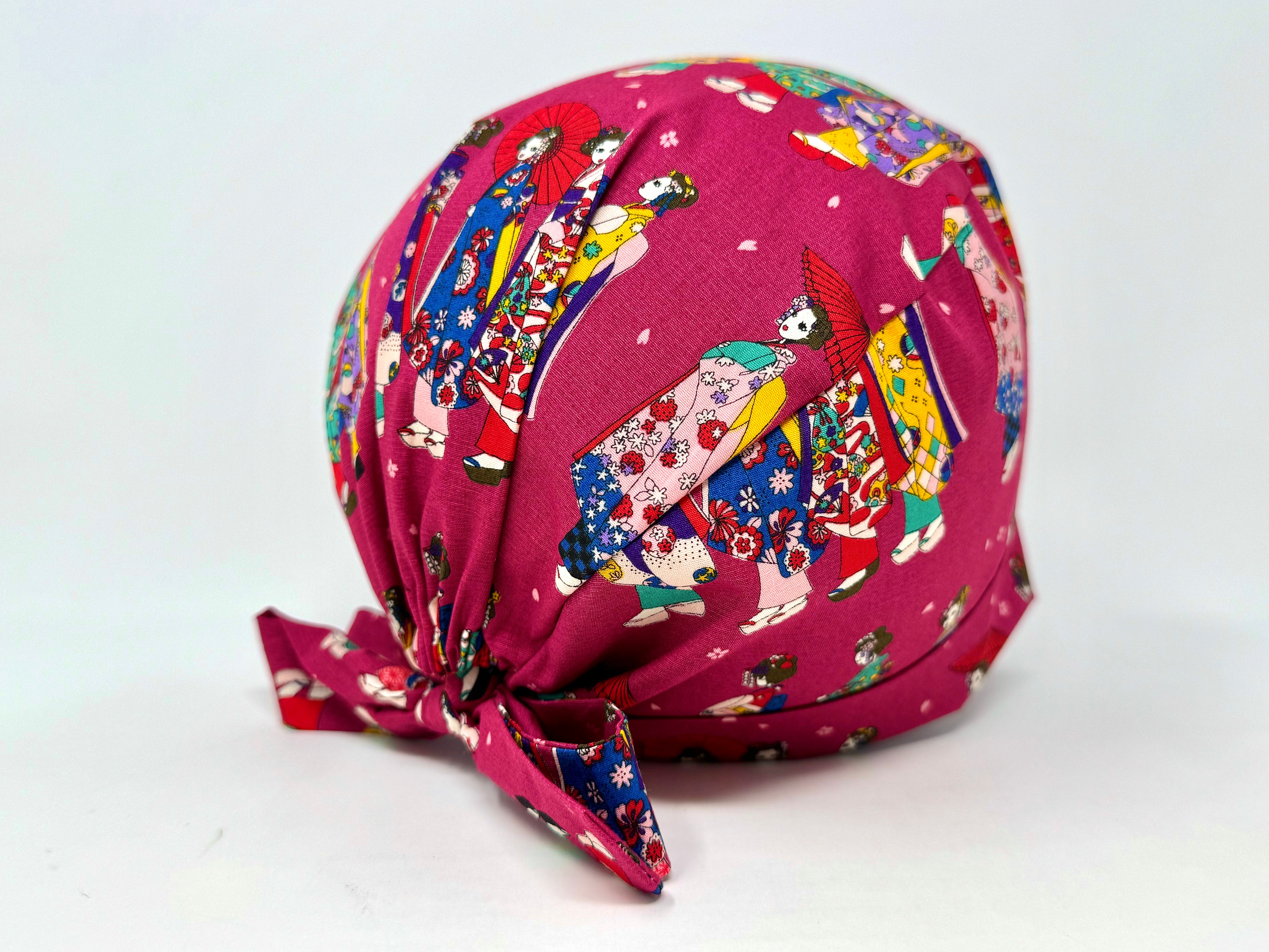 Little Maiko -  Magenta - Japanese Fabric