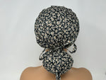 Load image into Gallery viewer, Isobel - Black - Cotton Lawn - Ponytail
