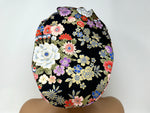 Load image into Gallery viewer, Mixed Flowers 5 *Gold Metallic Print* - Ponytail-Classic Japanese Fabric
