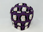 Load image into Gallery viewer, Lucky Cats On Purple - Cotton Dobby
