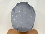 Load image into Gallery viewer, Japanese Fabric -Love Hearts E *Gold Metallic Print*  - Ponytail
