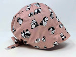 Load image into Gallery viewer, Panda Family  On Pink -Cotton Lawn
