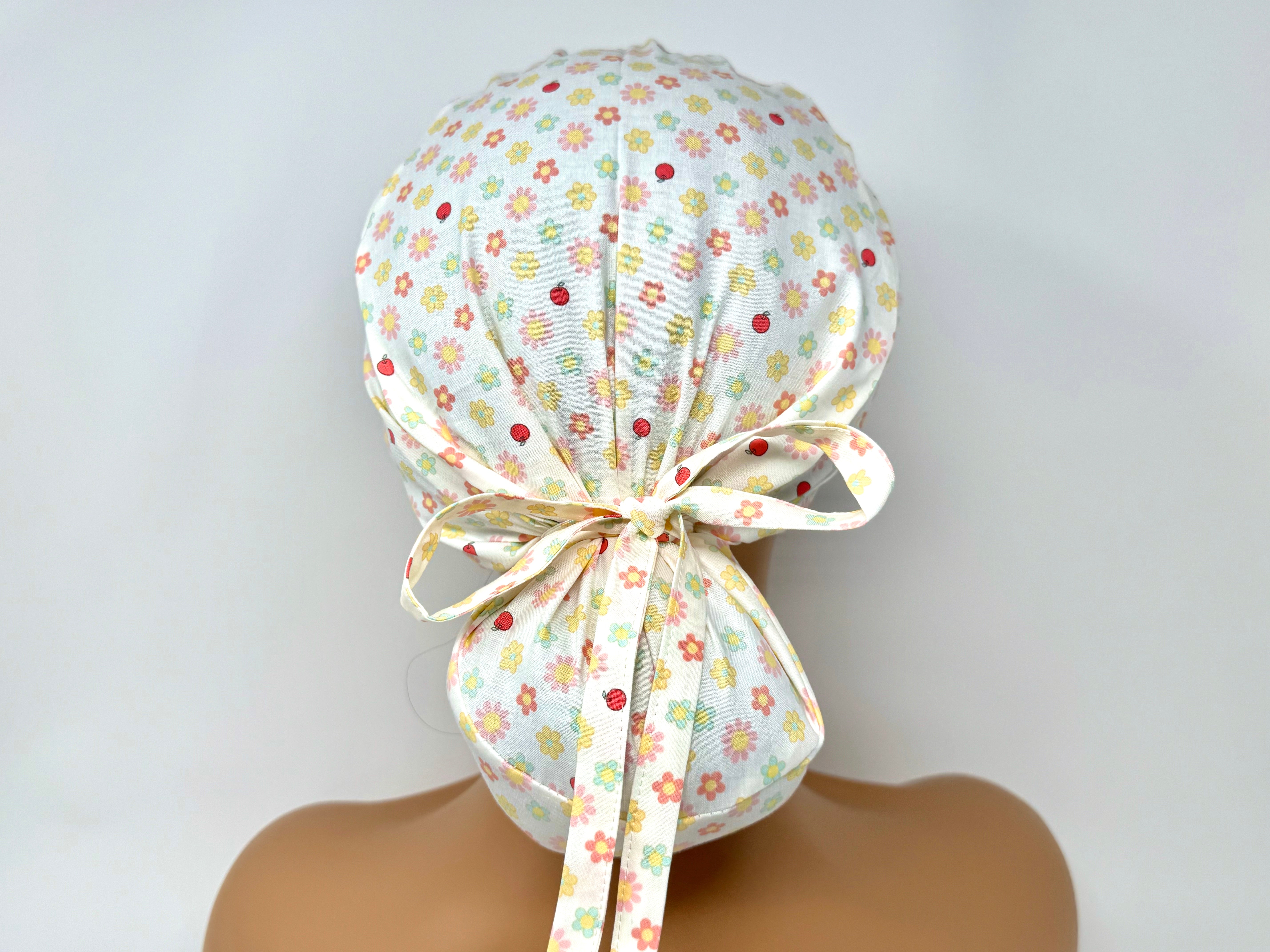 Tiny Apple - Japanese fabric - Ponytail