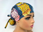 Load image into Gallery viewer, Colorful Owls - Ponytail
