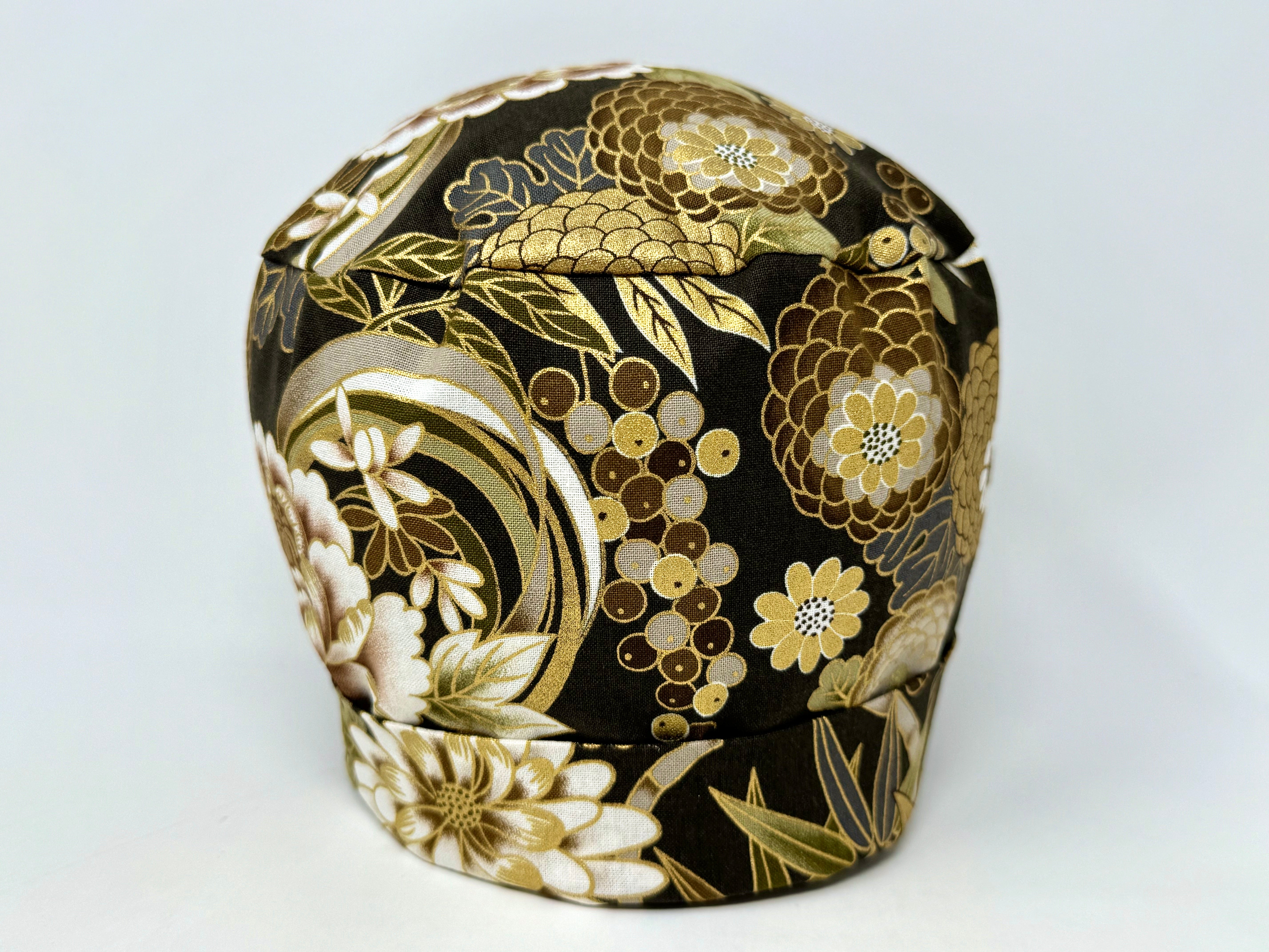 Mixed Flowers 7 - Gold Metallic Print