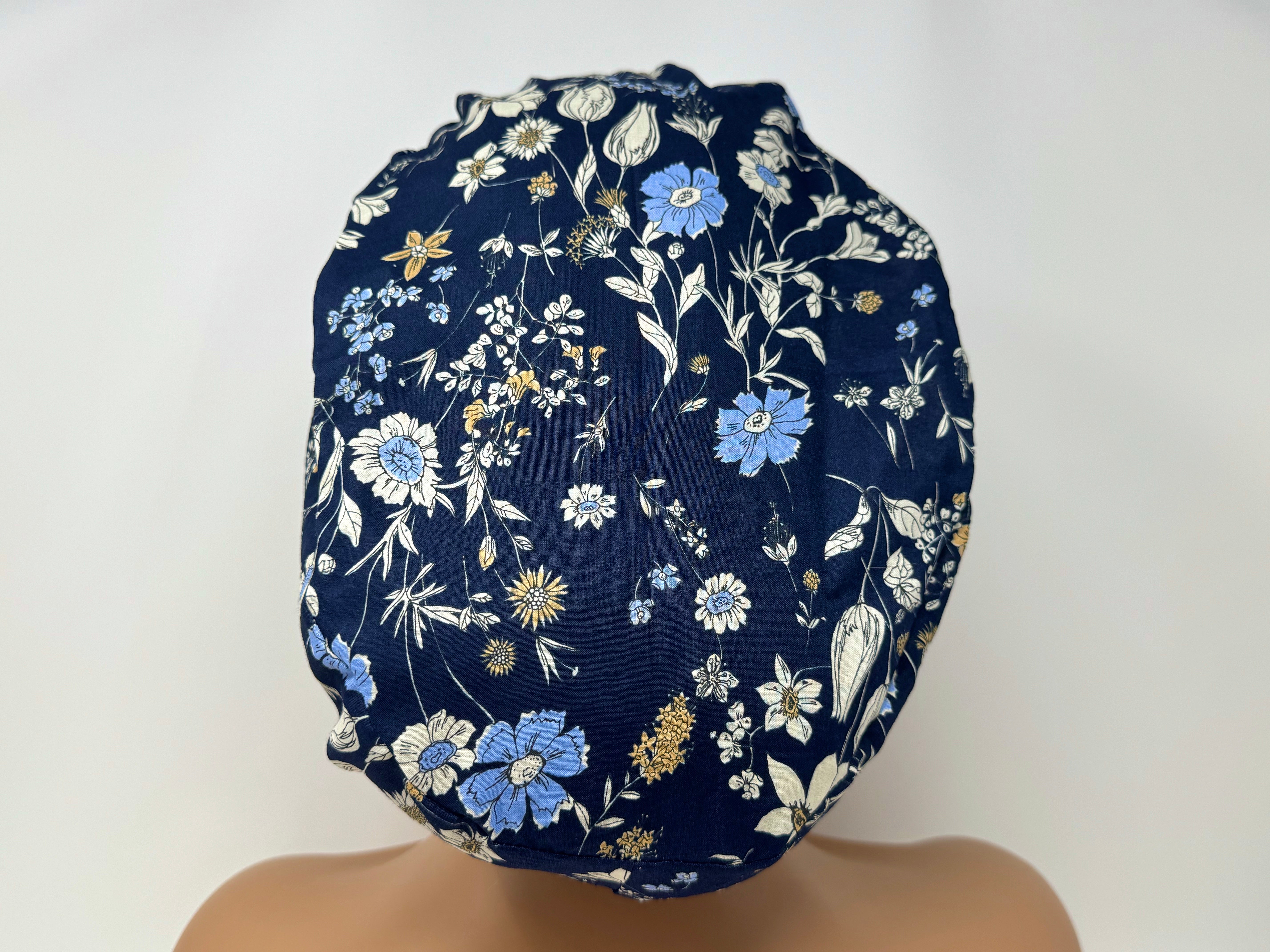 Bronte On Blue - Cotton Lawn - Ponytail