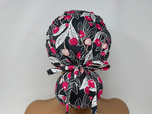 Cherries B - Japanese fabric - Ponytail