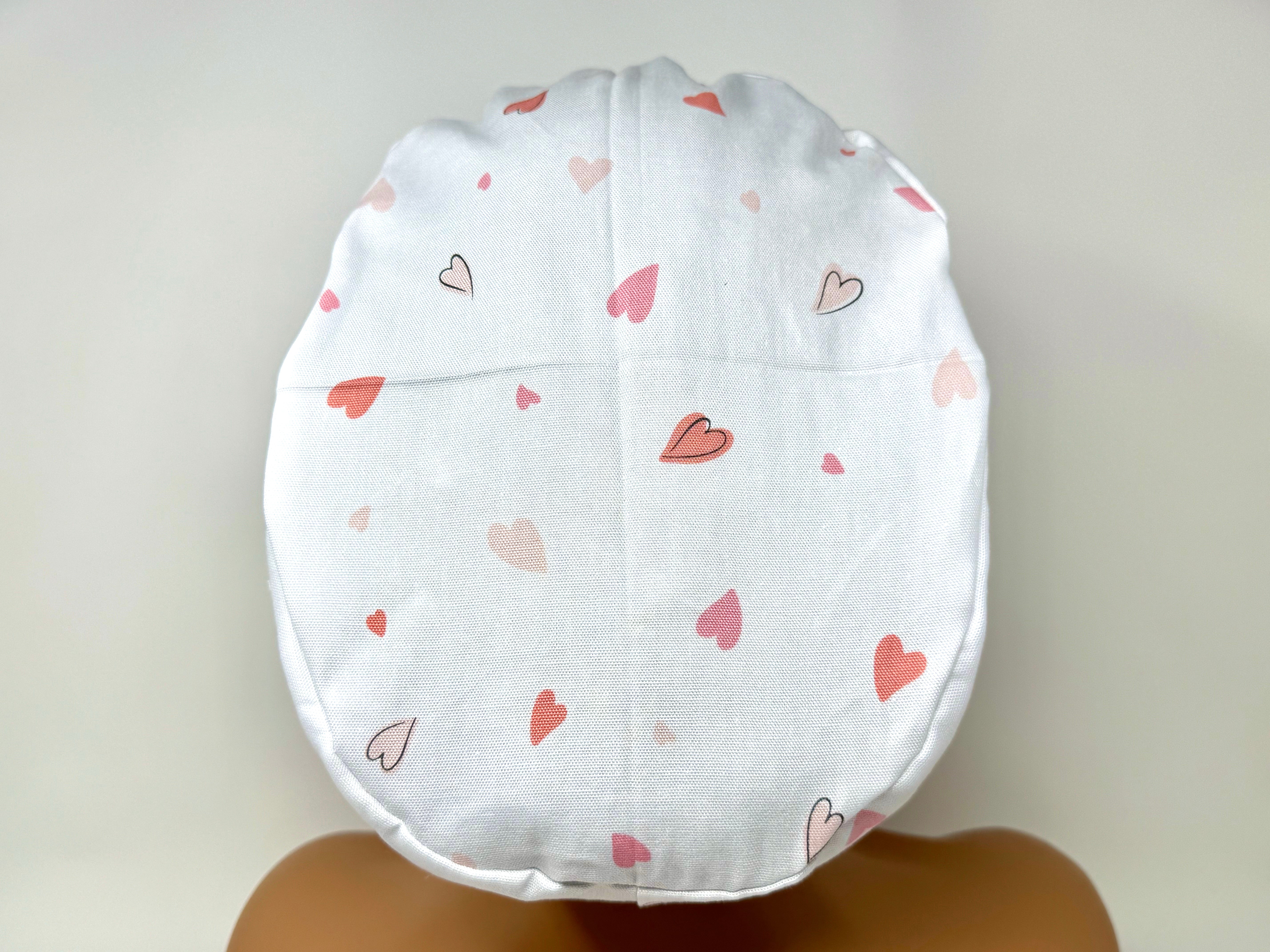 Japanese Fabric -Love Hearts  - Ponytail