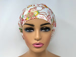 Load image into Gallery viewer, Mixed Flowers 13 - Scrub Hat - Ponytail
