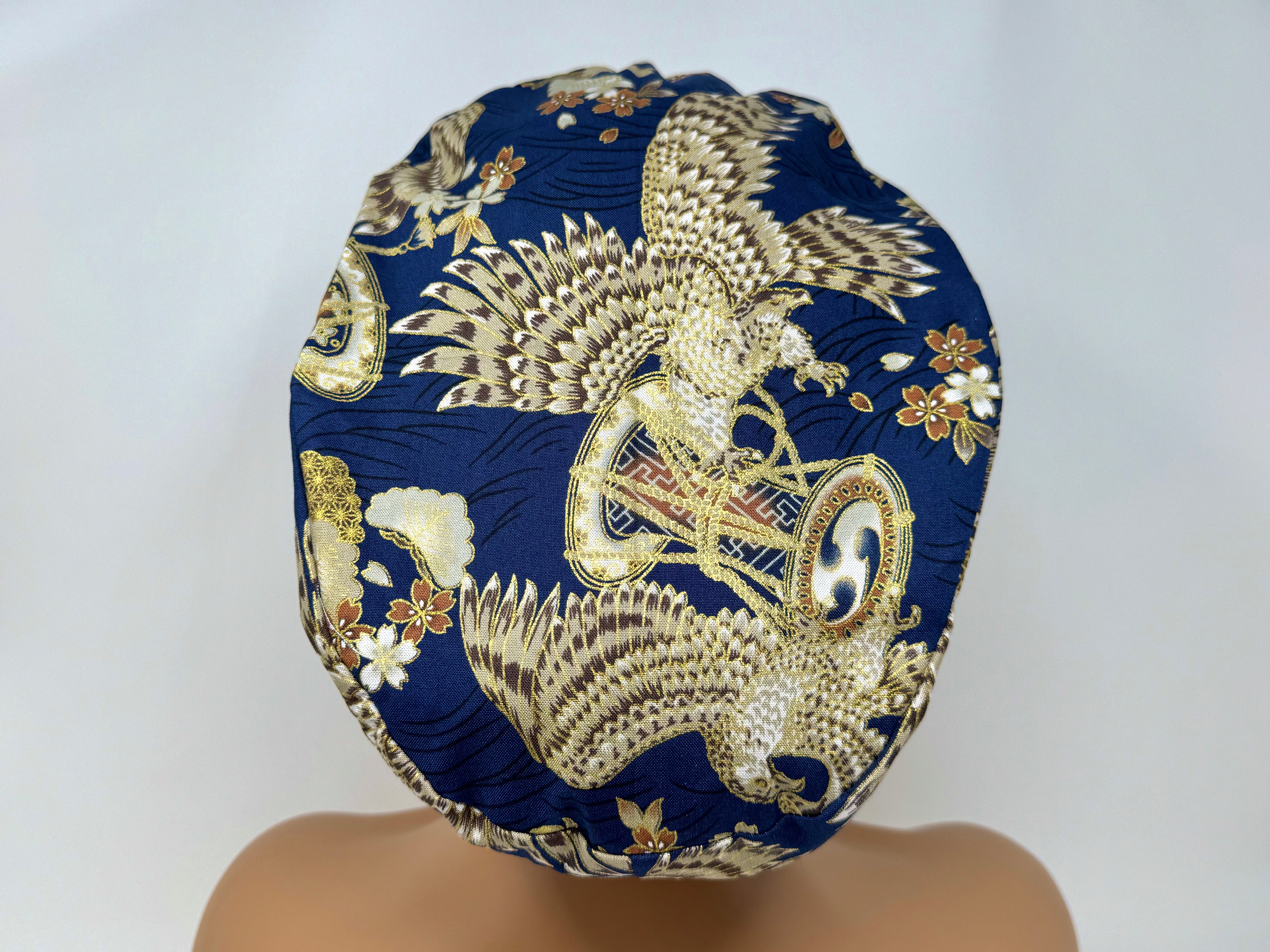 Hawk and Sakura - *Gold Metallic Print* - Ponytail