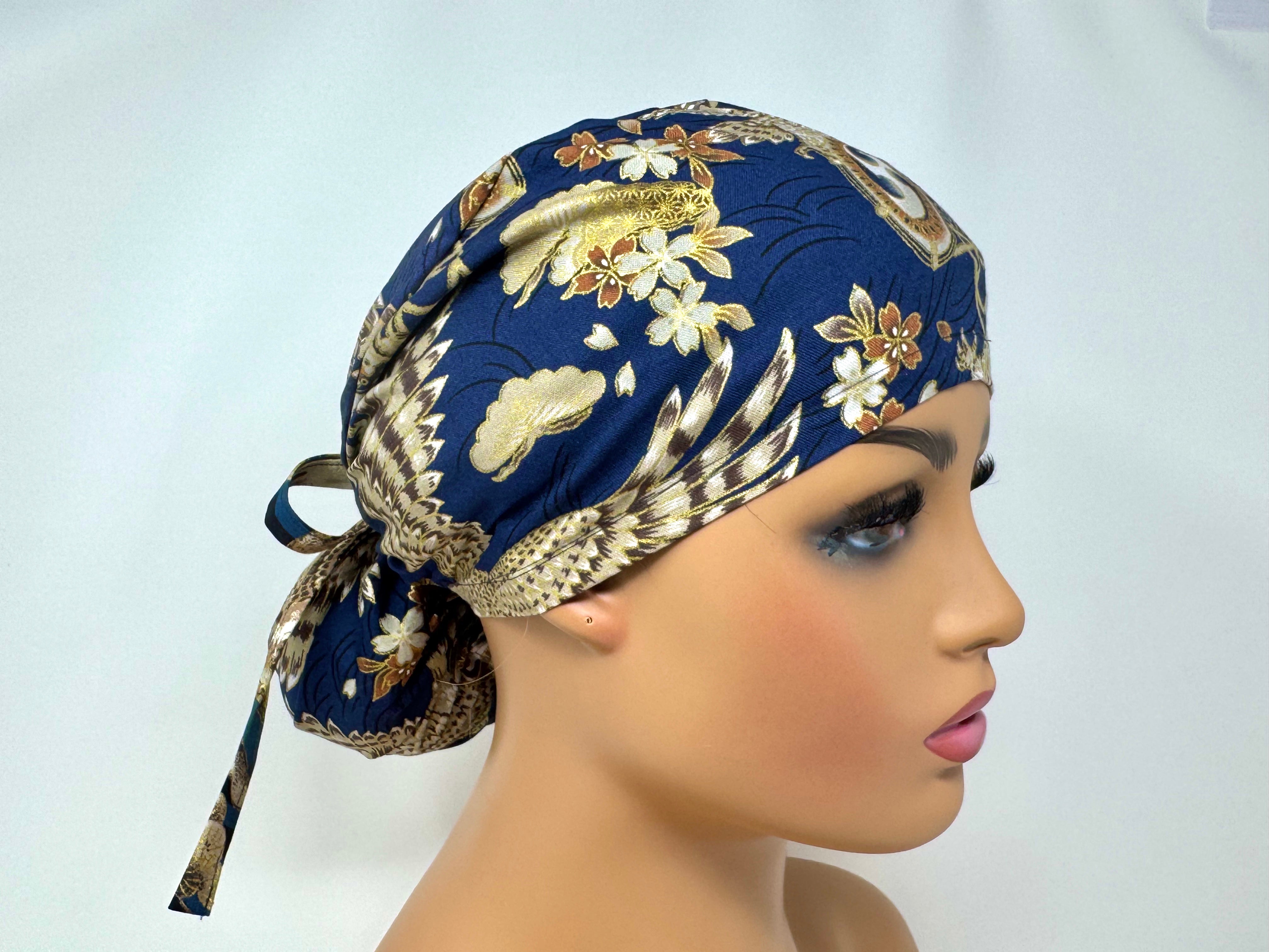 Hawk and Sakura - *Gold Metallic Print* - Ponytail