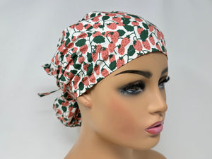 Strawberry On Cream  - Ponytail-Japanese Fabric